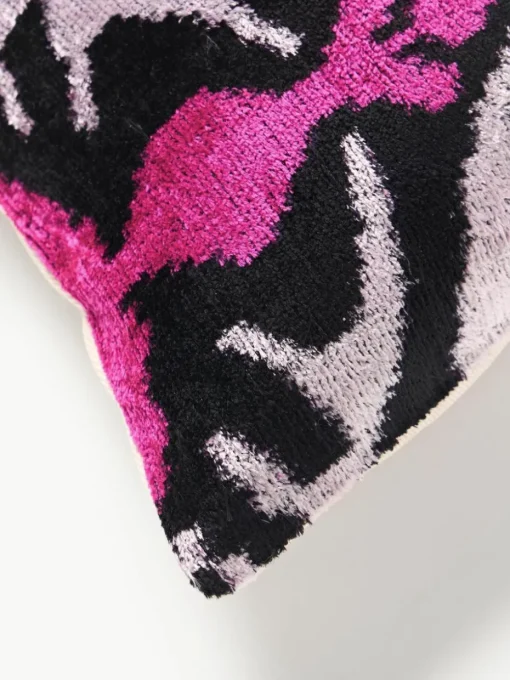 Seidensamt-Kissenhülle Velvety mit abstraktem Muster