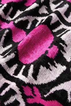 Seidensamt-Kissenhülle Velvety mit abstraktem Muster