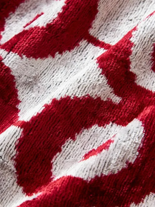 Seidensamt-Kissenhülle Velvety mit abstraktem Muster