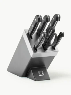 Selbstschärfender Messerblock Gourmet mit 5 Messern und 1 Schere
