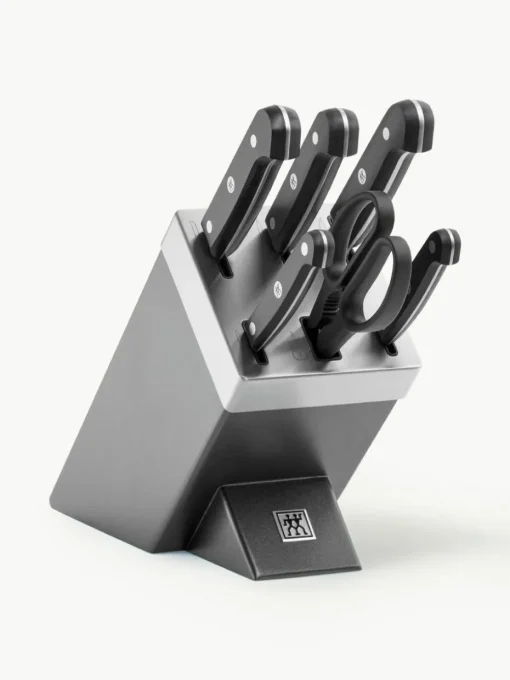 Selbstschärfender Messerblock Gourmet mit 5 Messern und 1 Schere