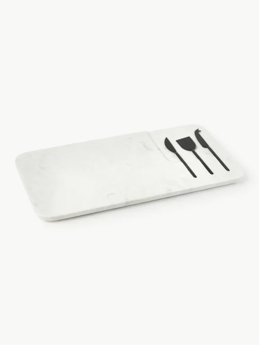Servierplatte Jaya mit Käsemessern, 4er-Set