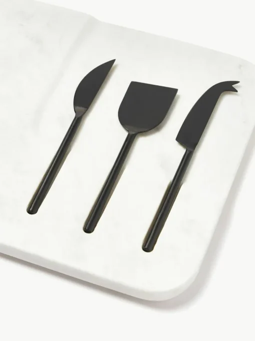 Servierplatte Jaya mit Käsemessern, 4er-Set