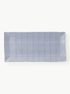 Servierplatte Pacific Blue aus Porzellan