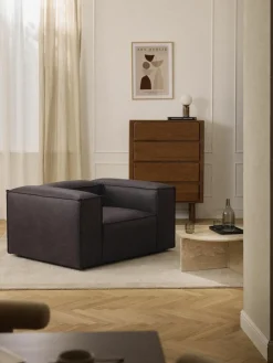 Sessel Lennon aus recyceltem Leder