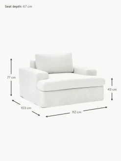 Sessel Russell mit abnehmbaren Bezügen
