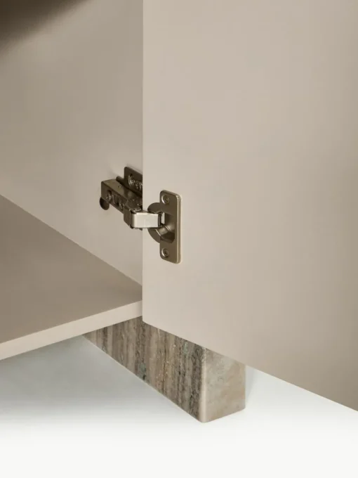 Sideboard Bruce aus Marmor und Metall