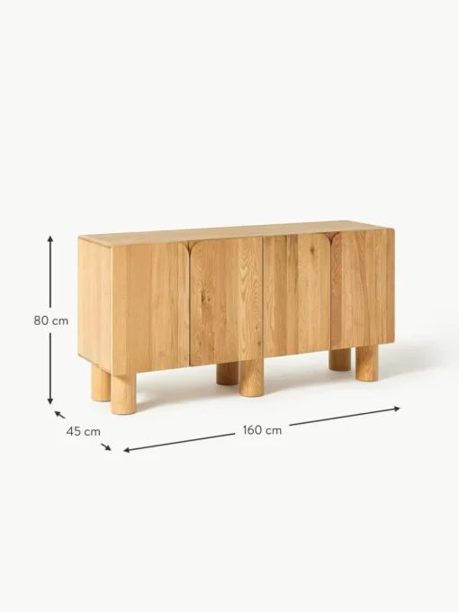 Sideboard Cadi aus Eichenholz