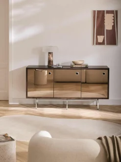 Sideboard Scarlett mit Spiegelglas-Türen