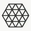 Silikon Topfuntersetzer Triangles, 2 Stück