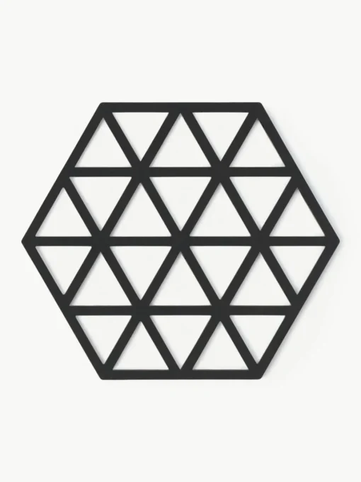 Silikon Topfuntersetzer Triangles, 2 Stück