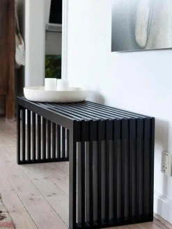 Sitzbank Rib aus Mahagoniholz