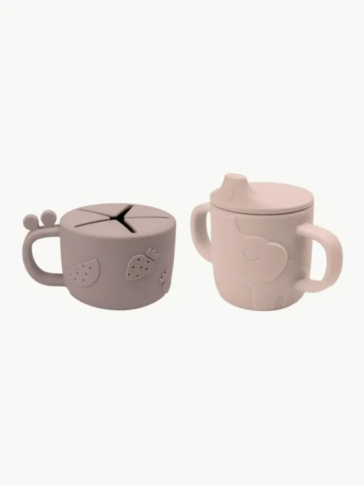 Snack- und Trinkbecher Peekaboo, 2er-Set