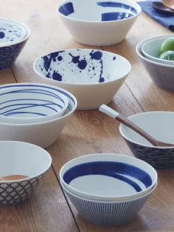 Snackschälchen Pacific Blue aus Porzellan, 6er-Set