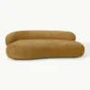 Sofa Alba (3-Sitzer) aus Teddy-Bouclé