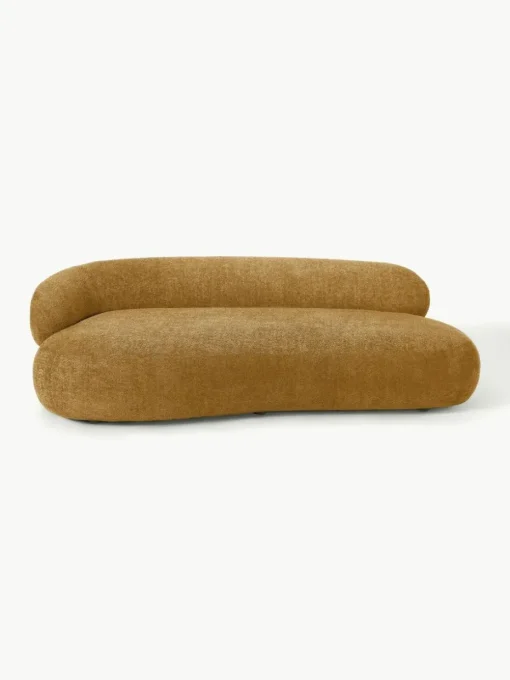 Sofa Alba (3-Sitzer) aus Teddy-Bouclé