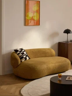 Sofa Alba (2-Sitzer) aus Teddy-Bouclé