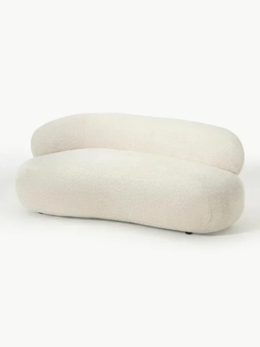 Sofa Alba (2-Sitzer) aus Teddy-Bouclé