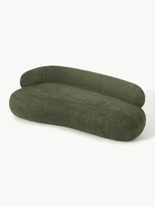 Sofa Alba (3-Sitzer) aus Teddy-Bouclé
