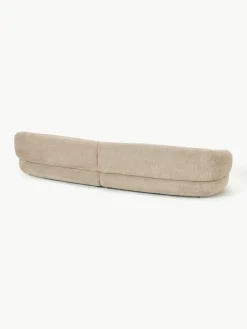 Sofa Alba (4-Sitzer) aus Teddy-Bouclé