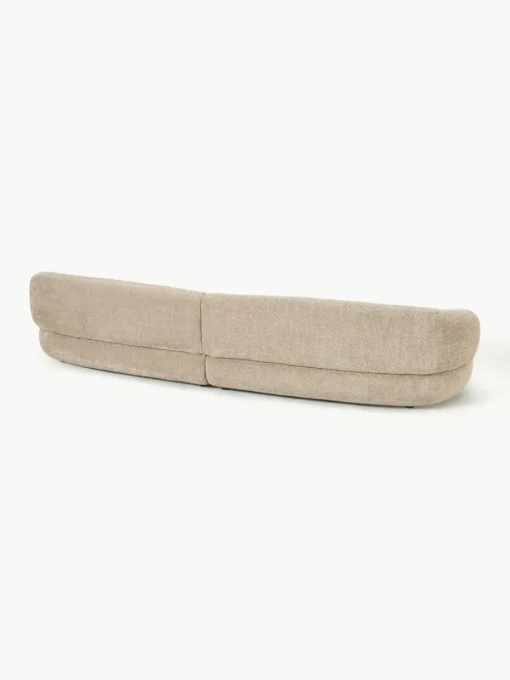 Sofa Alba (4-Sitzer) aus Teddy-Bouclé