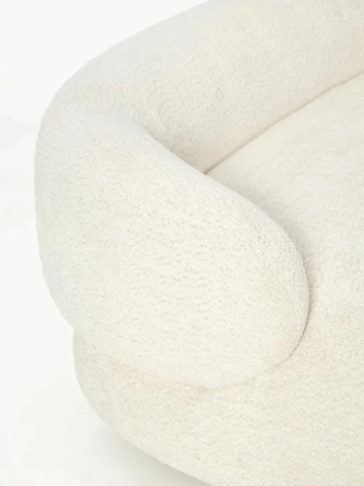 Sofa Alba (2-Sitzer) aus Teddy-Bouclé