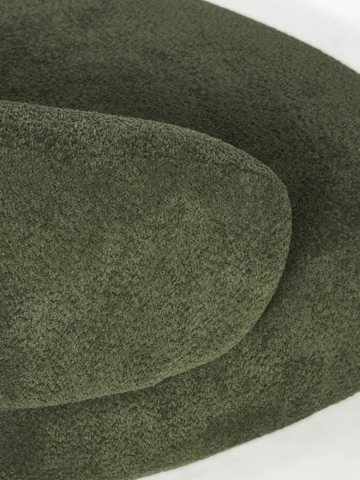 Sofa Alba (3-Sitzer) aus Teddy-Bouclé