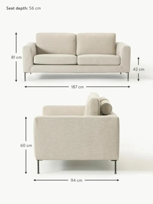 Sofa Cucita (2-Sitzer)