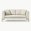 Sofa Emma (3-Sitzer) mit Metall-Füßen