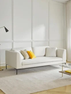 Sofa Emma (3-Sitzer) mit Metall-Füßen