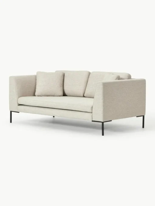 Sofa Emma (3-Sitzer) mit Metall-Füßen