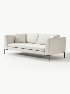 Sofa Emma (3-Sitzer) mit Metall-Füßen