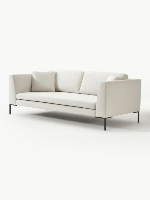 Sofa Emma (3-Sitzer) mit Metall-Füßen