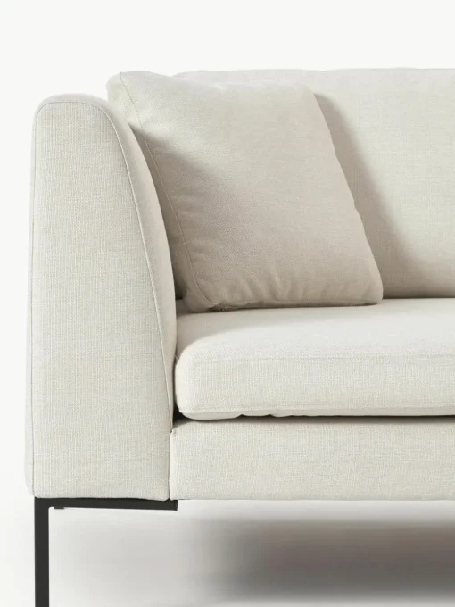 Sofa Emma (3-Sitzer) mit Metall-Füßen