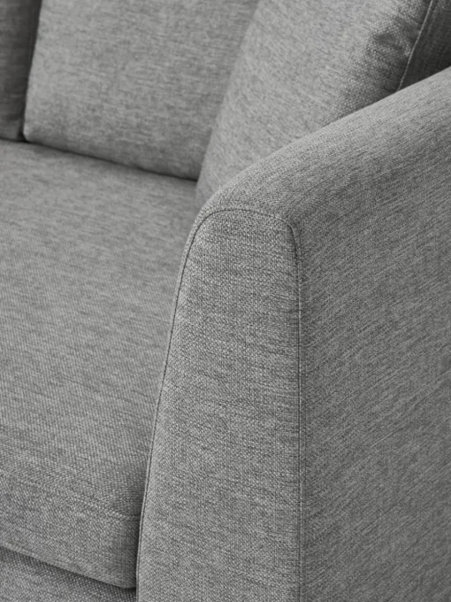 Sofa Emma (3-Sitzer) mit Metall-Füßen