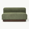 Sofa Natalie (2-Sitzer) aus Teddy-Bouclé