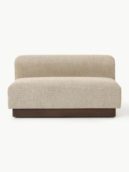 Sofa Natalie (2-Sitzer) aus Teddy-Bouclé