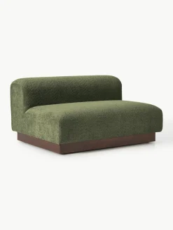 Sofa Natalie (2-Sitzer) aus Teddy-Bouclé