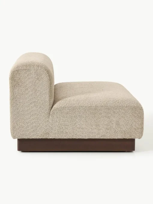 Sofa Natalie (2-Sitzer) aus Teddy-Bouclé