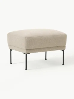 Sofa-Hocker Fluente mit Metall-Füßen