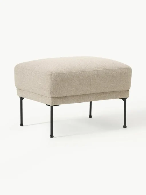 Sofa-Hocker Fluente mit Metall-Füßen