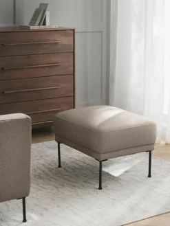 Sofa-Hocker Fluente mit Metall-Füßen