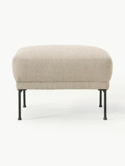 Sofa-Hocker Fluente mit Metall-Füßen
