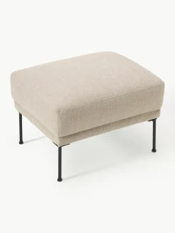 Sofa-Hocker Fluente mit Metall-Füßen