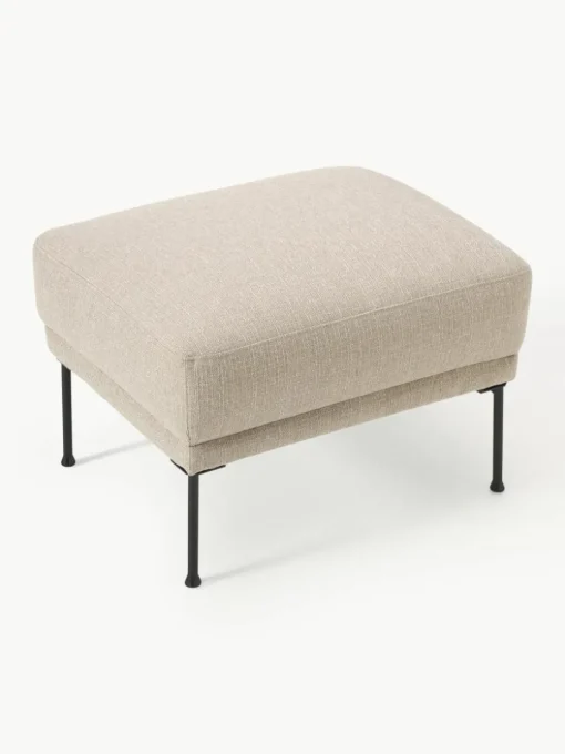 Sofa-Hocker Fluente mit Metall-Füßen