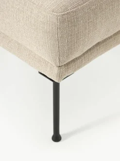 Sofa-Hocker Fluente mit Metall-Füßen
