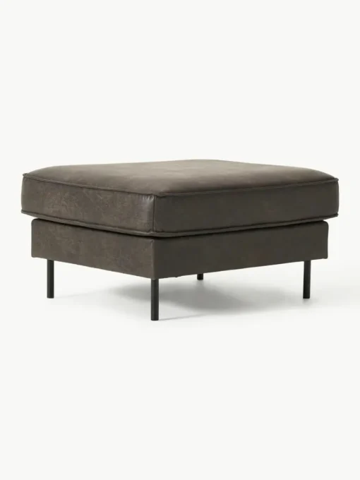Sofa-Hocker Hunter aus recyceltem Leder