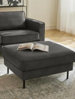 Sofa-Hocker Hunter aus recyceltem Leder