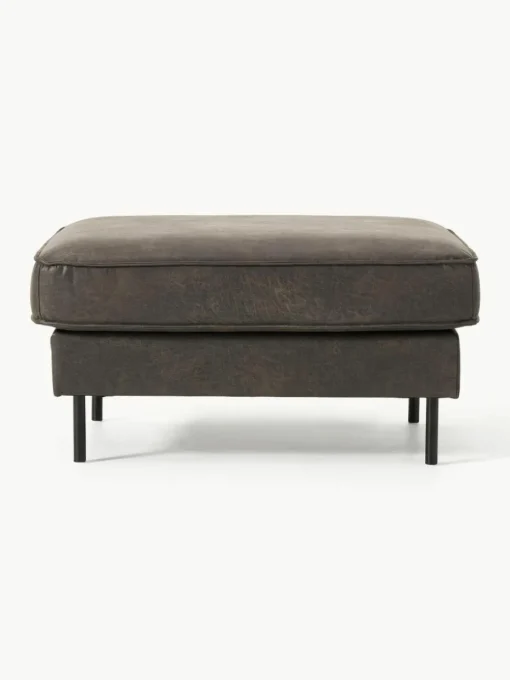 Sofa-Hocker Hunter aus recyceltem Leder
