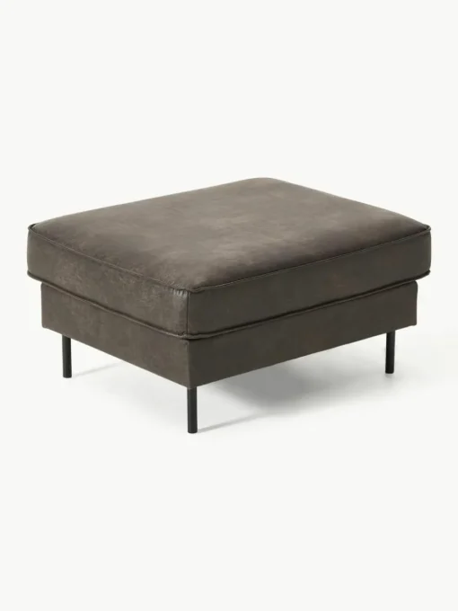 Sofa-Hocker Hunter aus recyceltem Leder